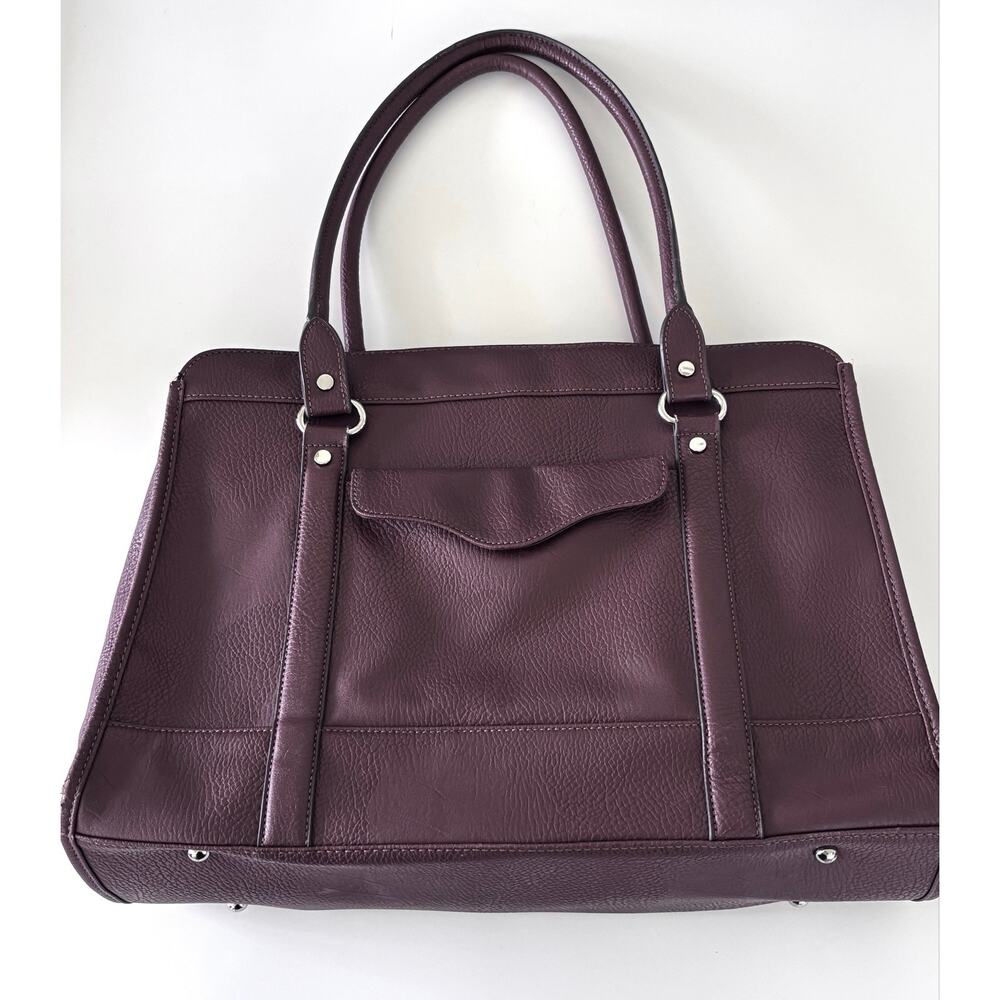 Merona Brown Large Laptop Messenger Tote Bag Business            w/Laptop Sleeve